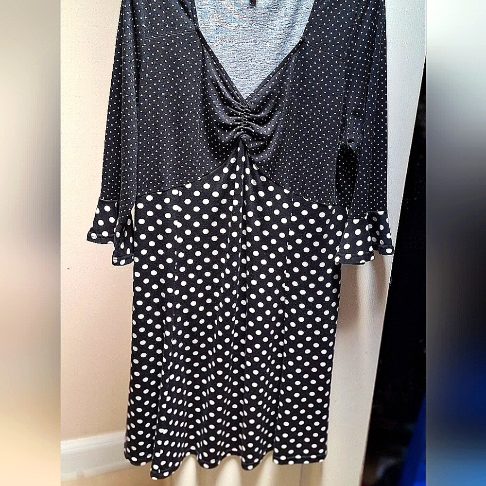 Black and White Polka Dot Dress